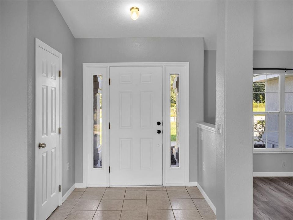 Foyer and Front Door