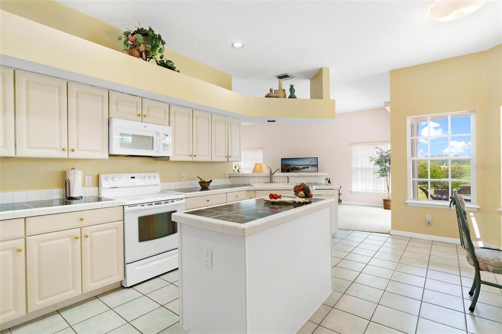 Spacious kitchen