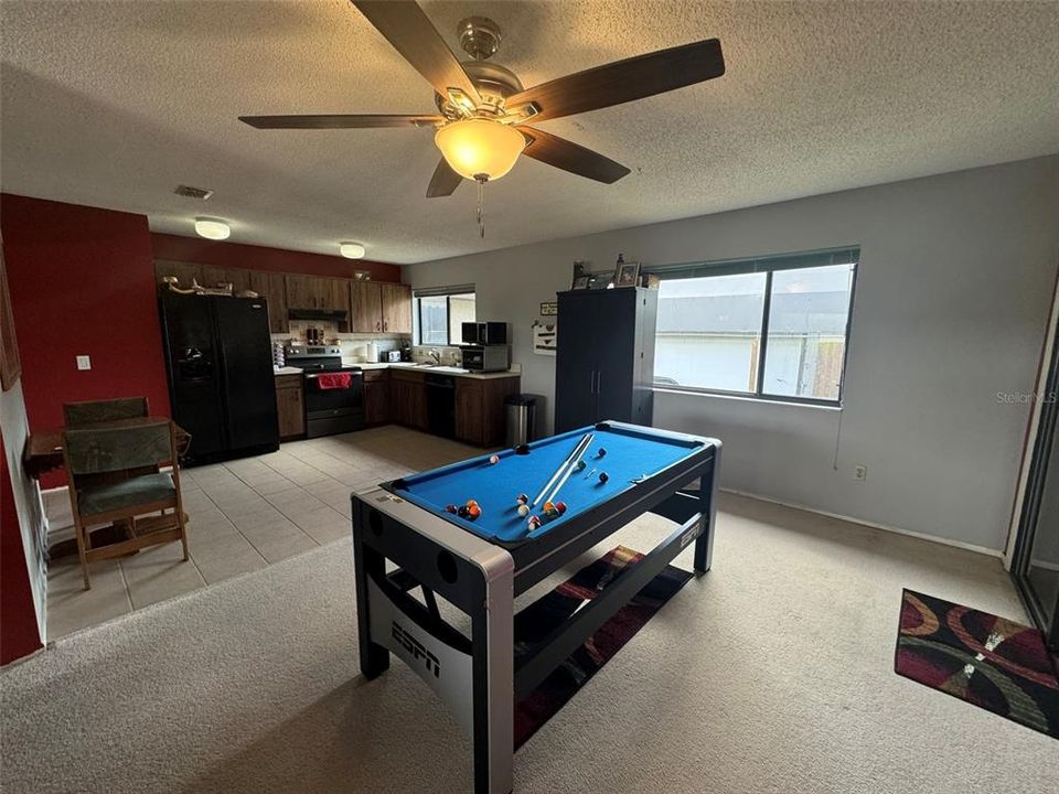 Dining room, view into kitchen.