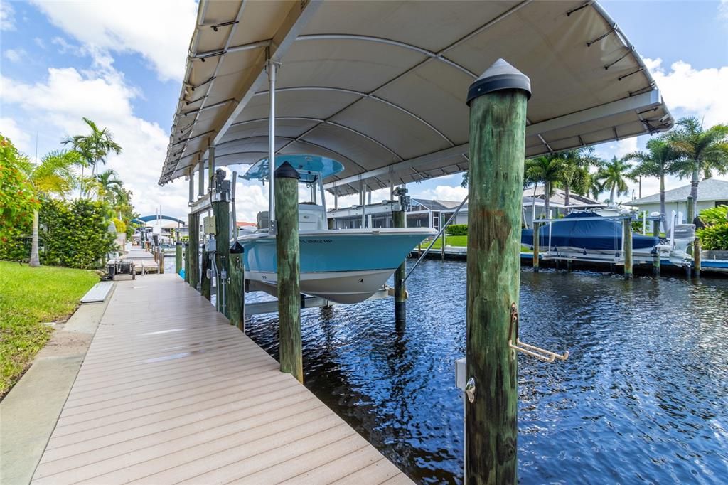 dock and boatlift