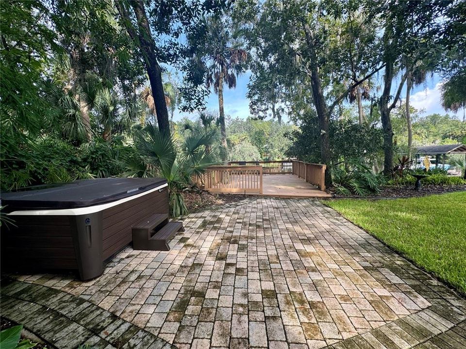 Ozone Hot Tub with View of River