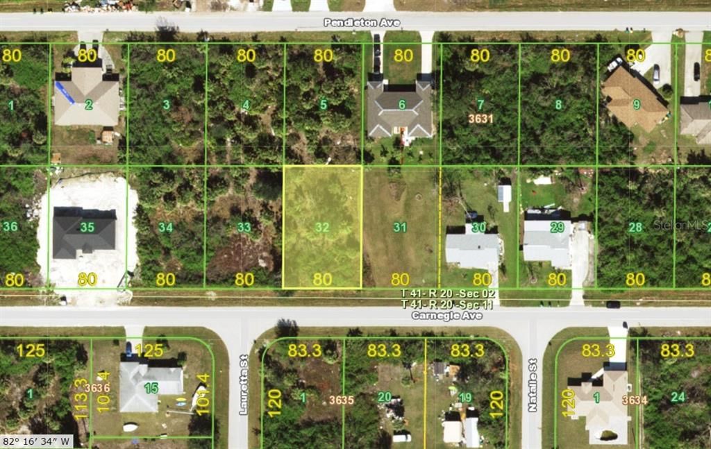 GIS Map showing location of property in community.