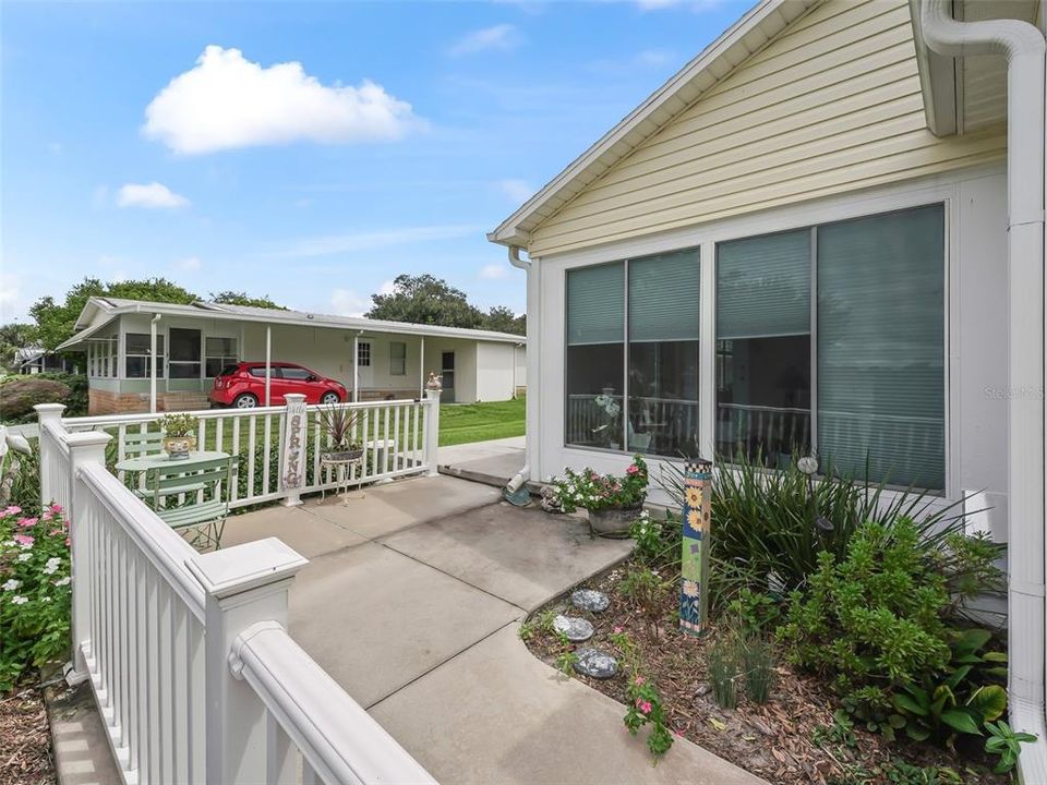 Front porch area