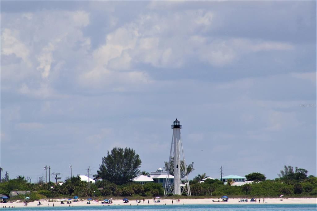 Nearby Boca Grande lighthouse and public beach