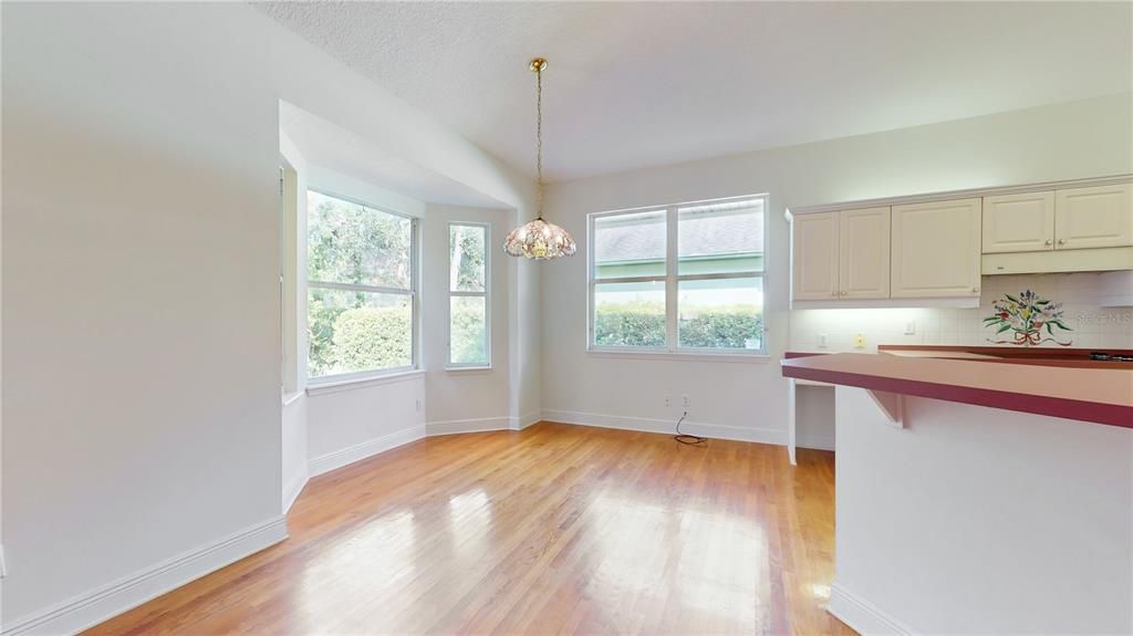 DINING ROOM OVERLOOKING HOWELL CREEK.