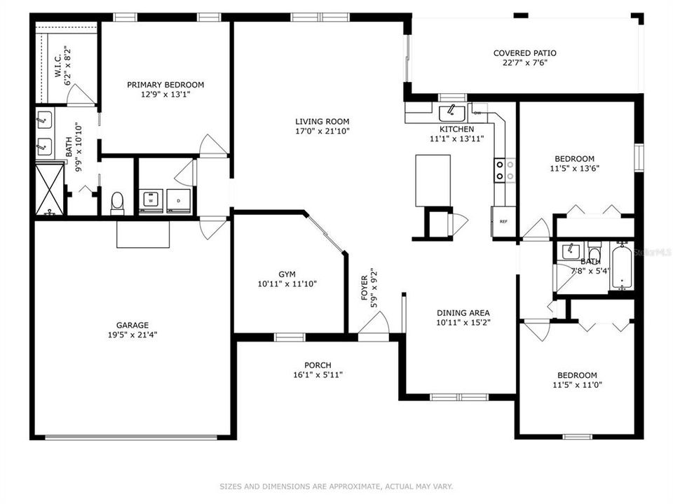 На продажу: $319,900 (3 спален, 2 ванн, 1766 Квадратных фут)