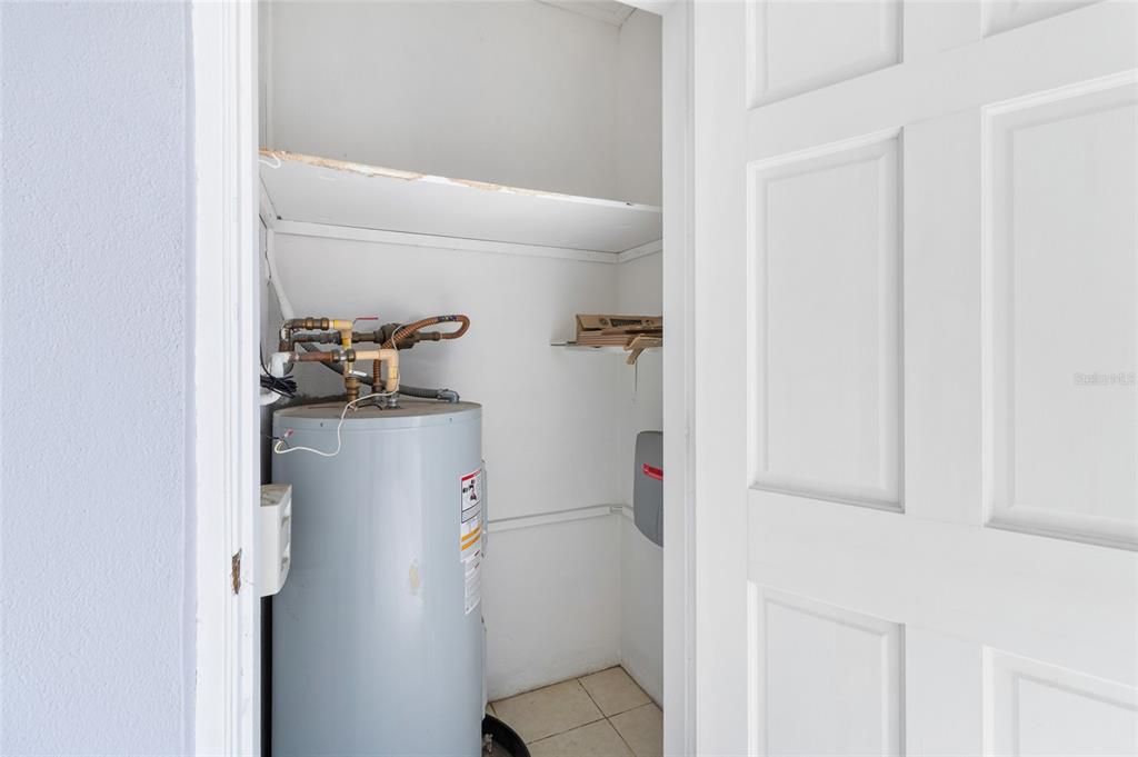 Storage closet on Patio