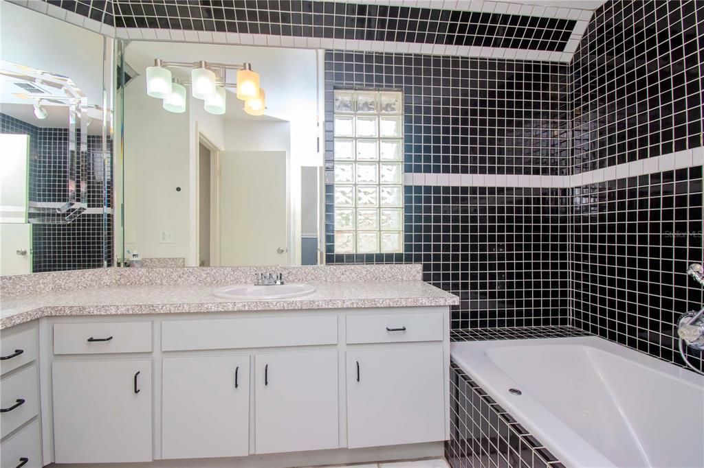 Master Bathroom. Only Bathroom that has not been remodeled yet.