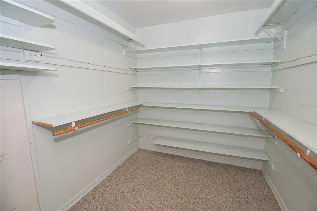 Primary Walk In Closet