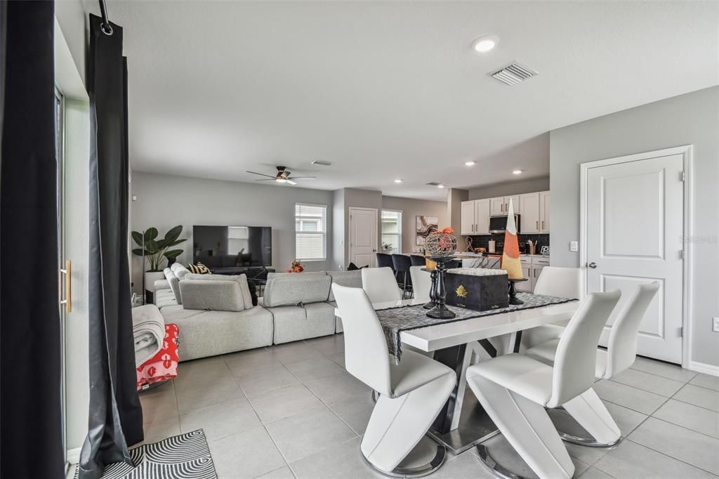 Family Room & Dining Area