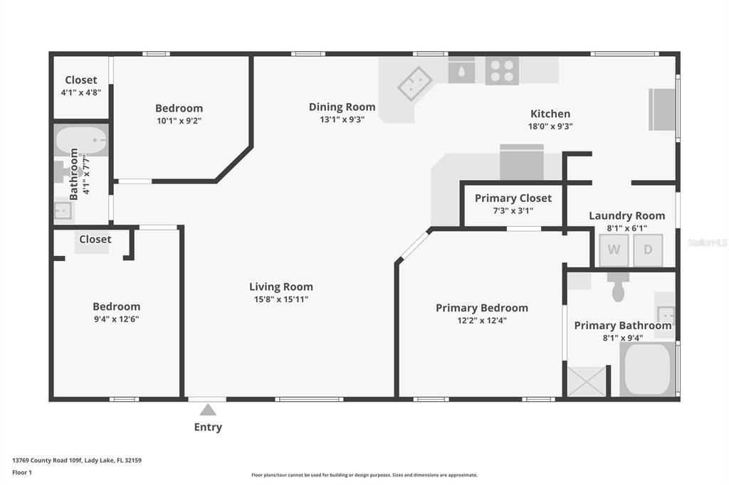 For Sale: $150,000 (3 beds, 2 baths, 1152 Square Feet)