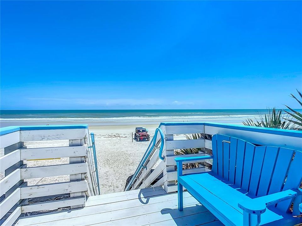 Private Stairs to Beach