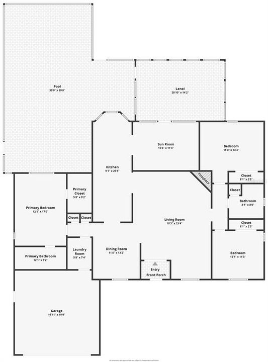 На продажу: $400,000 (3 спален, 2 ванн, 1992 Квадратных фут)