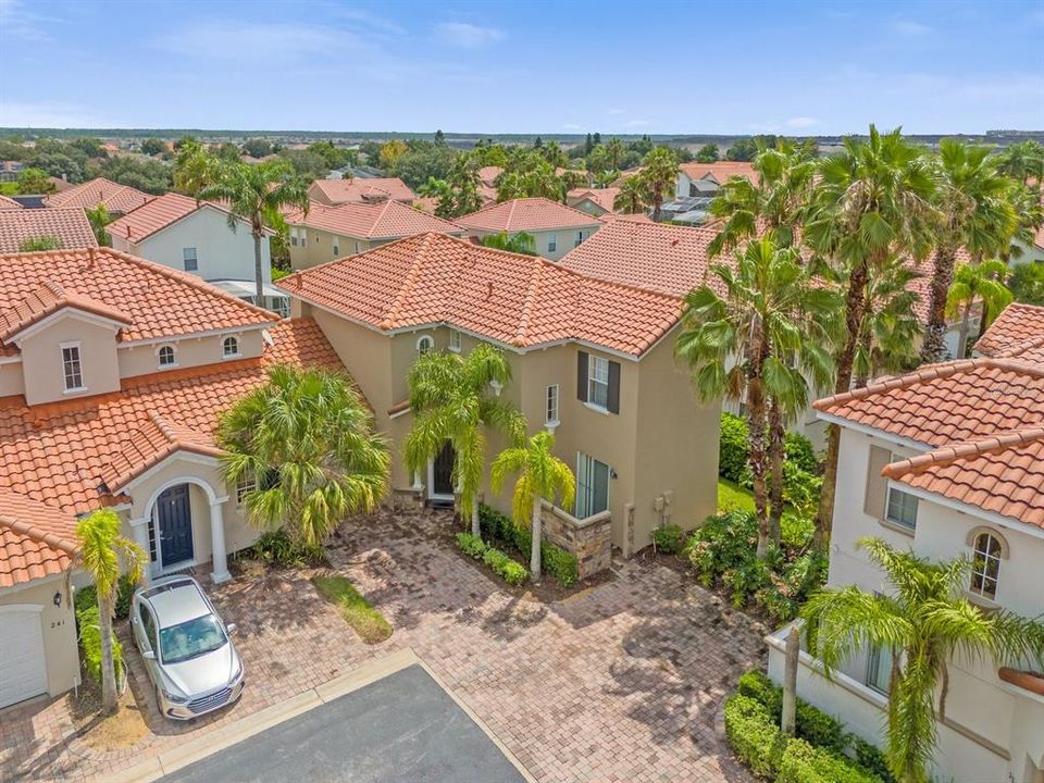 Aerial view of the property