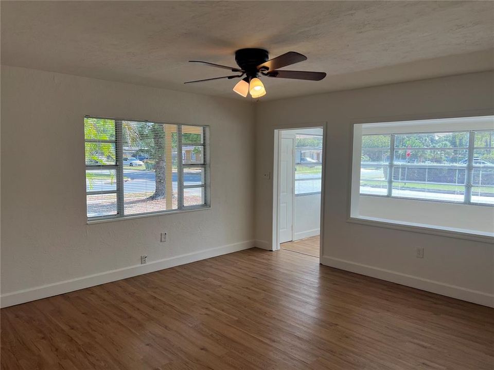 Living room and Florida room.