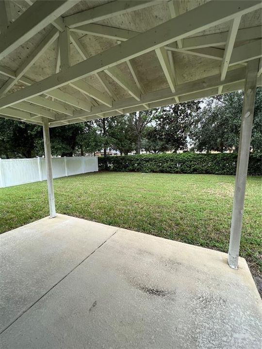 Covered Back Patio