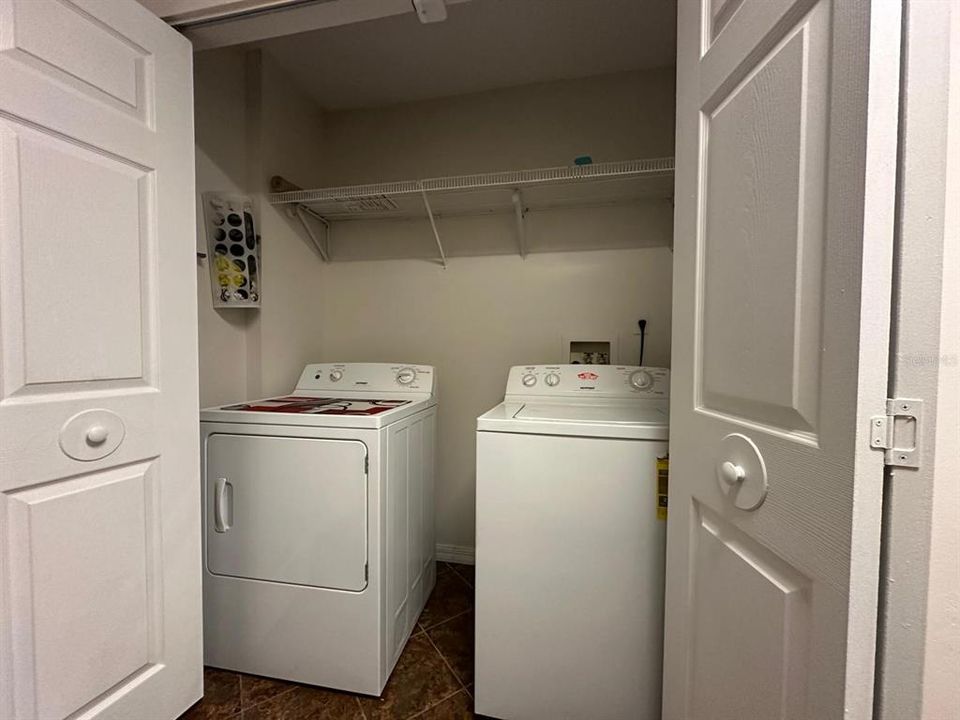 Laundry Closet.