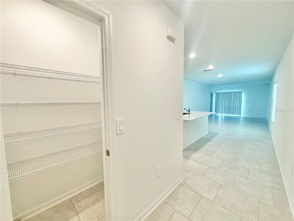 Another large pantry closet off the kitchen