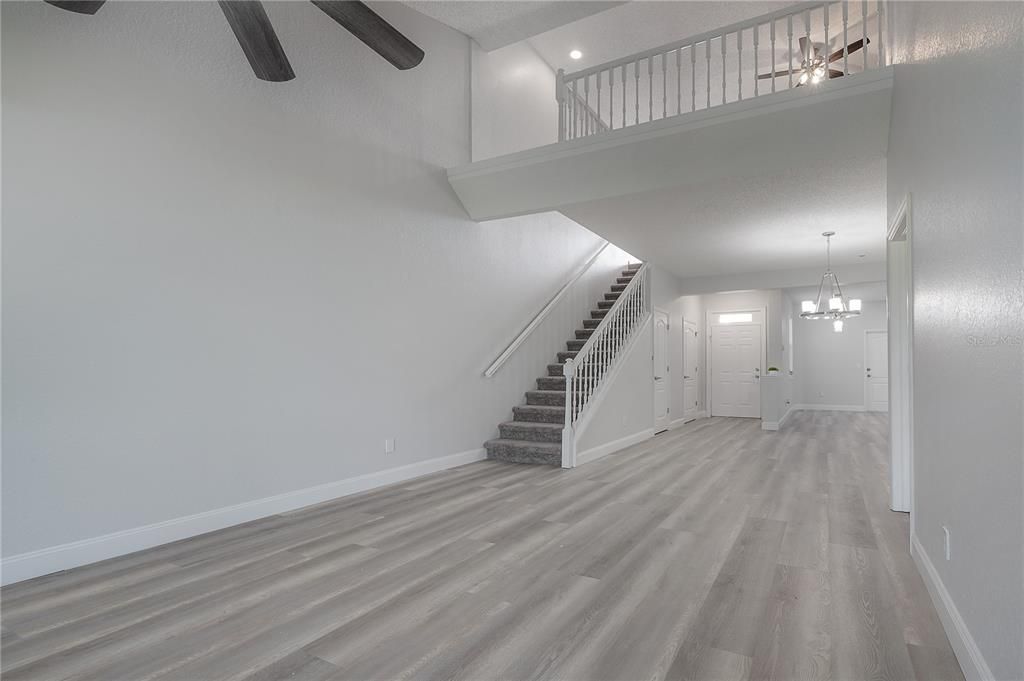 Living Room looking onto entry