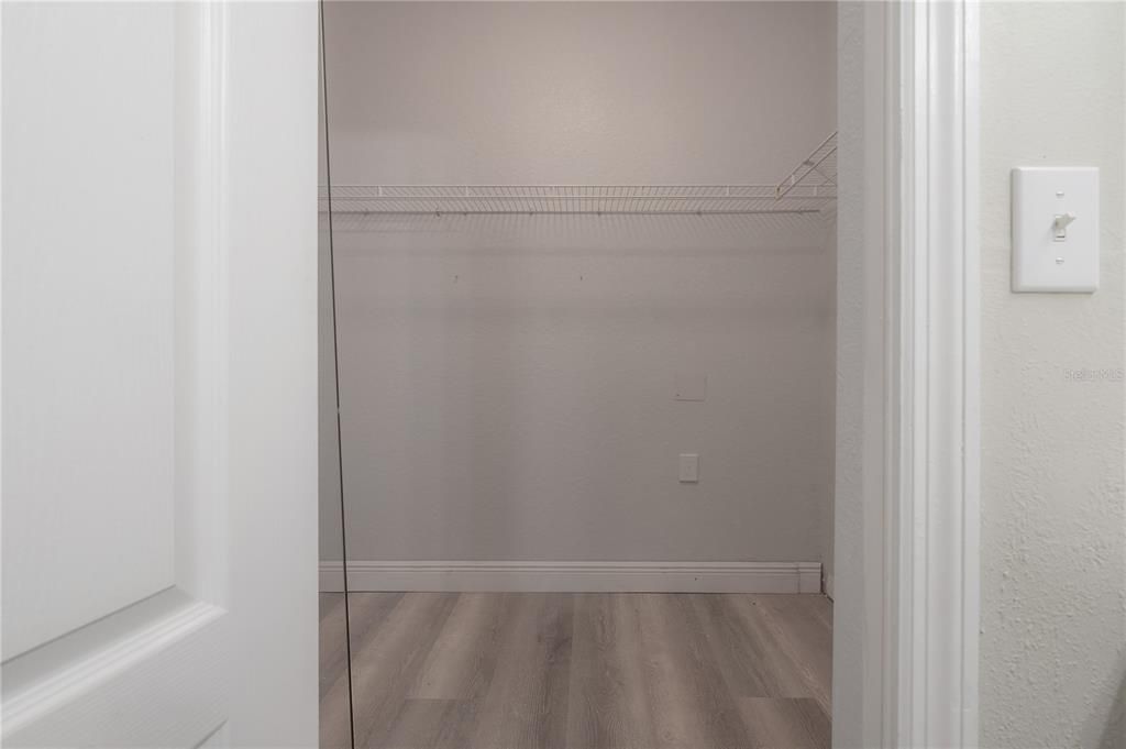 Large walk-in closet