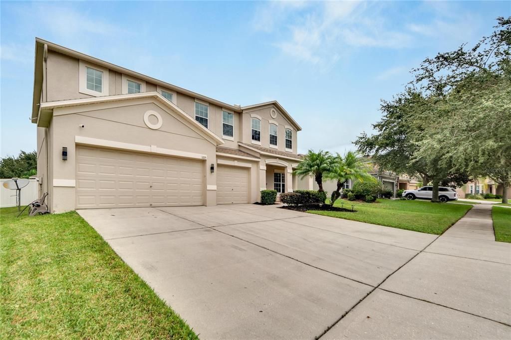 Home offers a split 3 Car Garage, with tons of Storage.