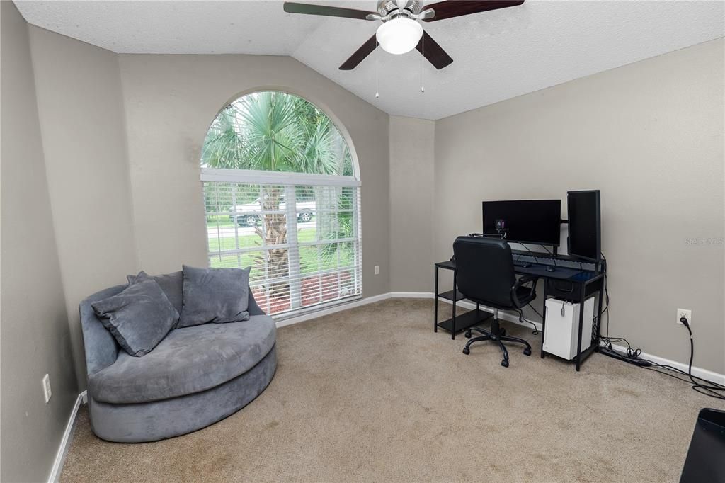 Master bathroom sitting area