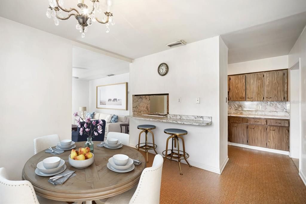 Staged Dining Room