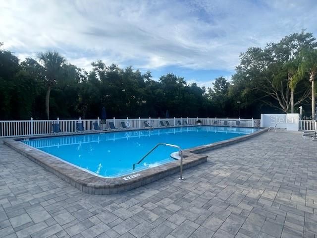 Closeup of Jr. Olympic Community Pool