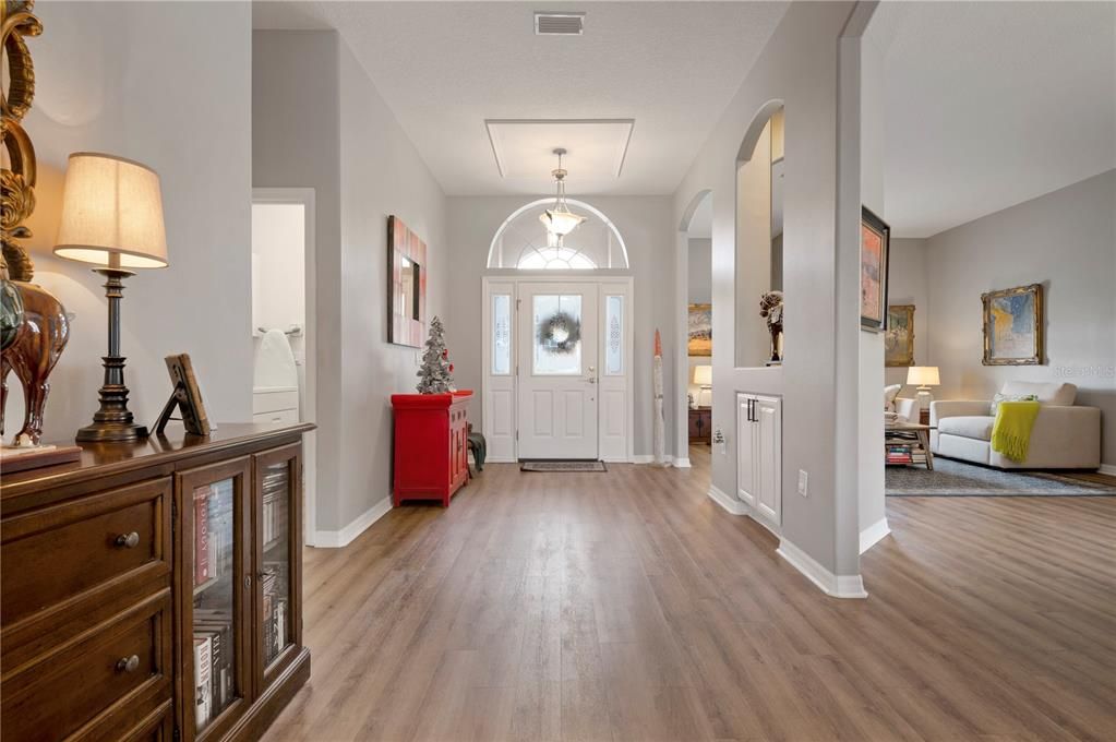 Front Hall with view of living room