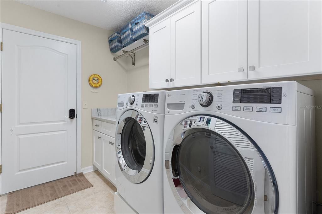 Laundry Room with Plenty of Cabinet Storage