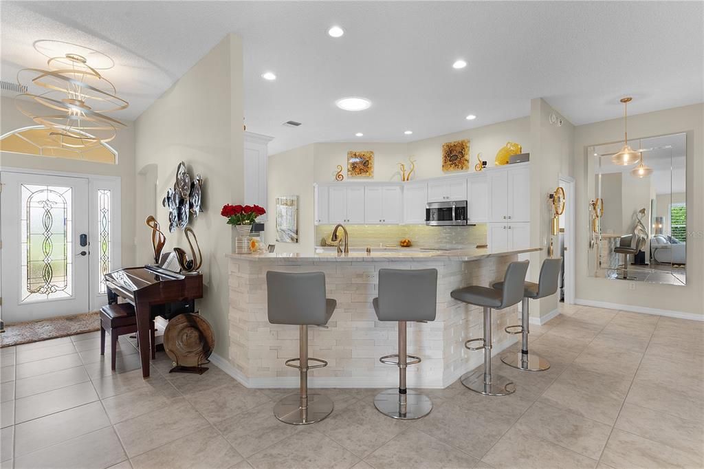 View into Kitchen