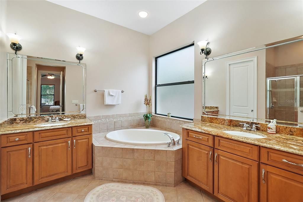 Separate Vanities in Primary Bath