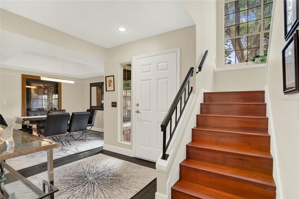 Entry looking into Dining Room