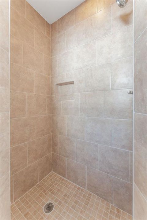 A Very Cute Walk In Shower With Just The Right Amount of Space