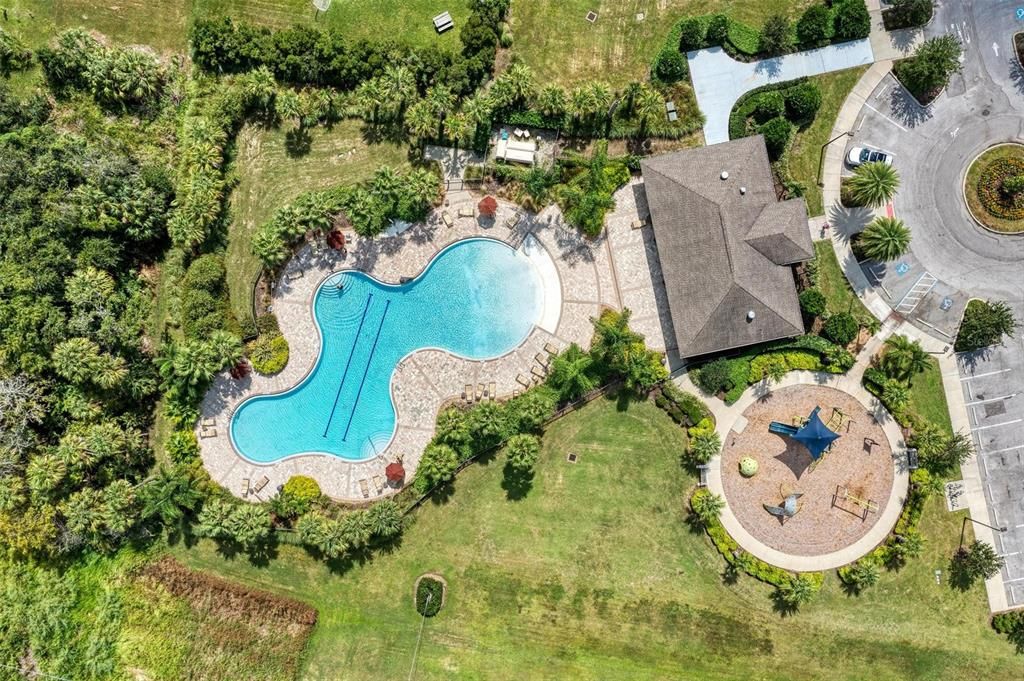 Resort style pool and playground