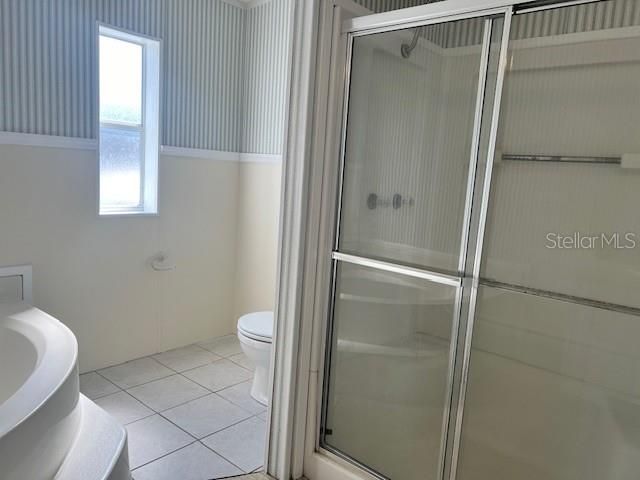 Primary Bathroom with jacuzzi tub and shower