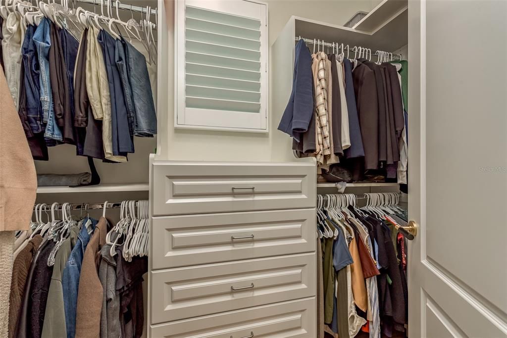 Primary Bedroom Walk in Closet