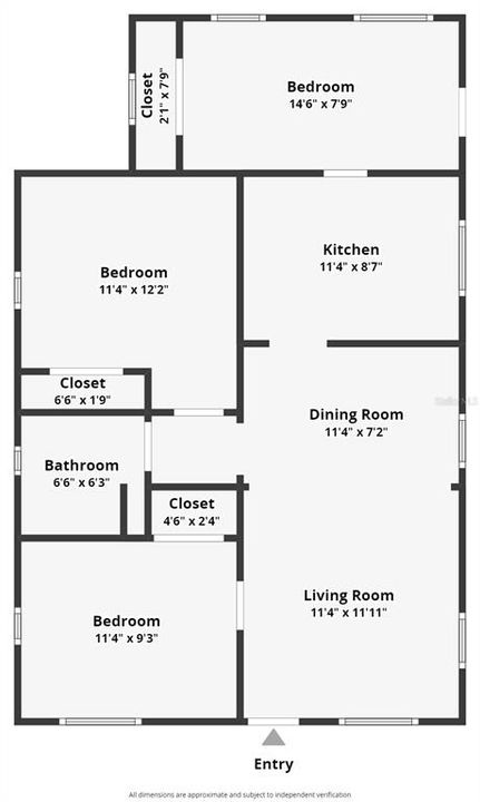 For Rent: $1,795 (3 beds, 1 baths, 810 Square Feet)