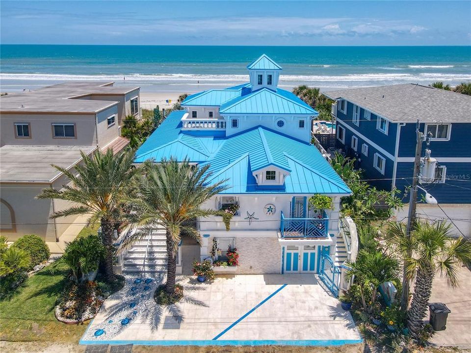 Joy by the Sea Beach House Aerial