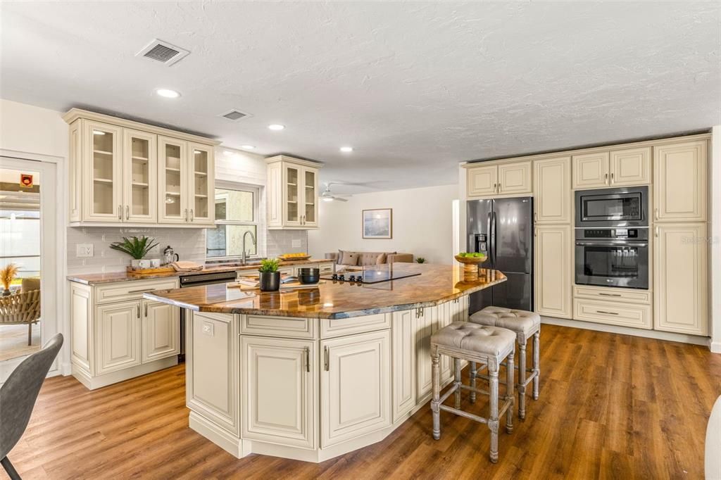 Custom kitchen cabinets with plenty of storage