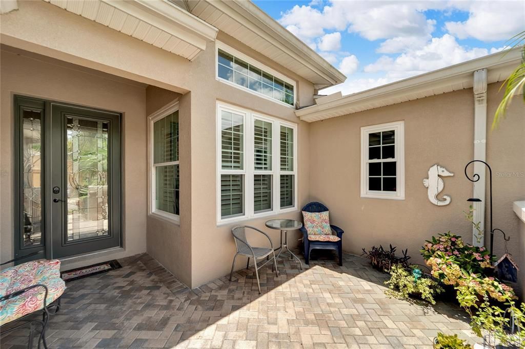 courtyard entry