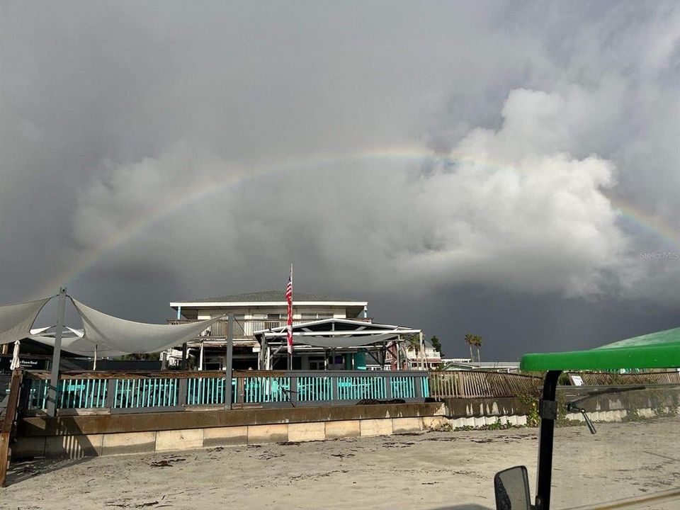 Toni and Joes with Rainbow from Beach