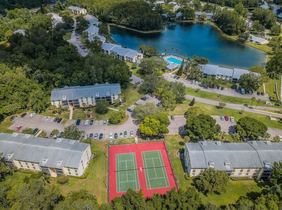 Two tennis & Pickleball Courts