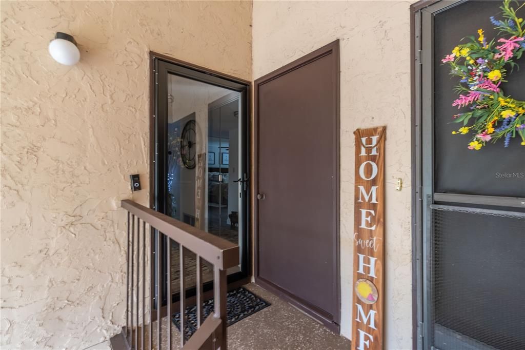 Front Door and Storage