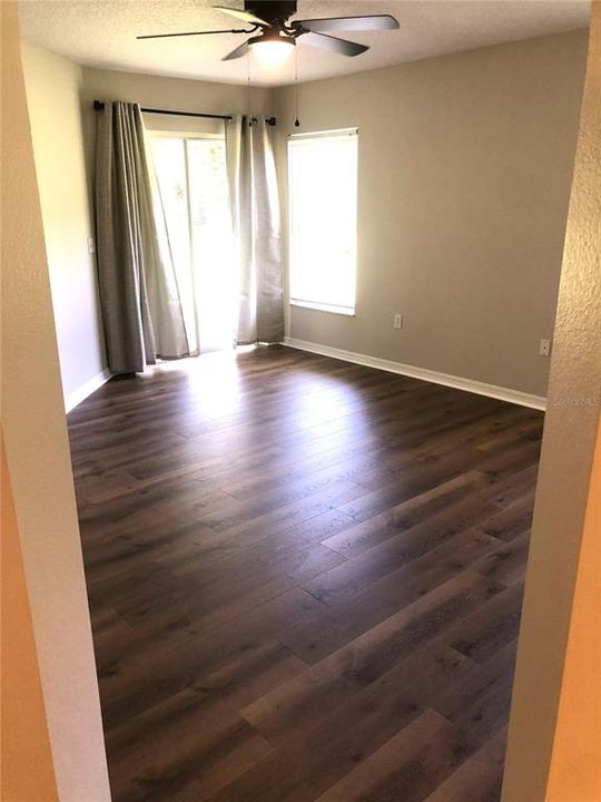 PRIMARY BEDROOM  WITH BLINDS OPEN