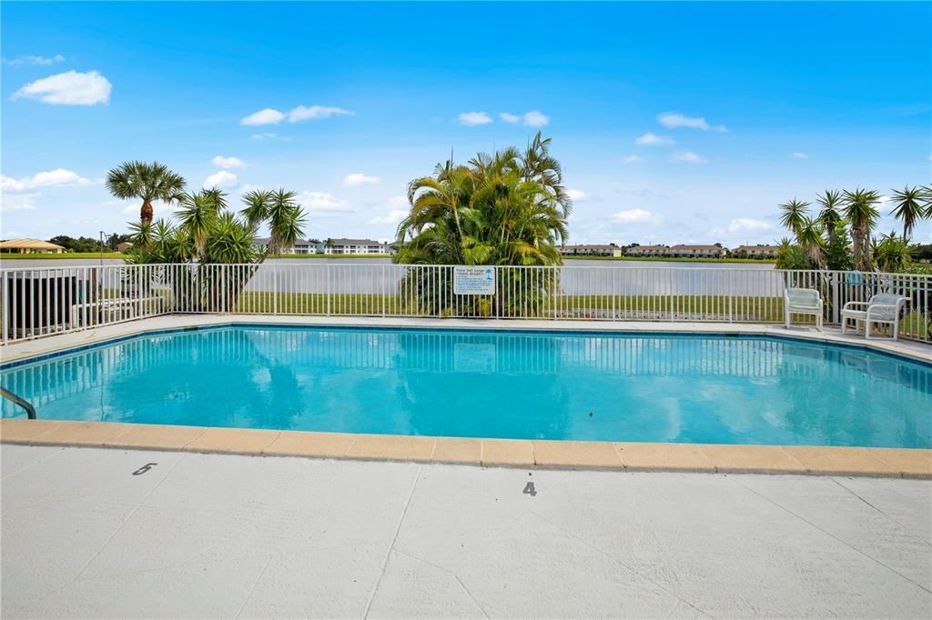 refreshing pool overlooking Lake Rio