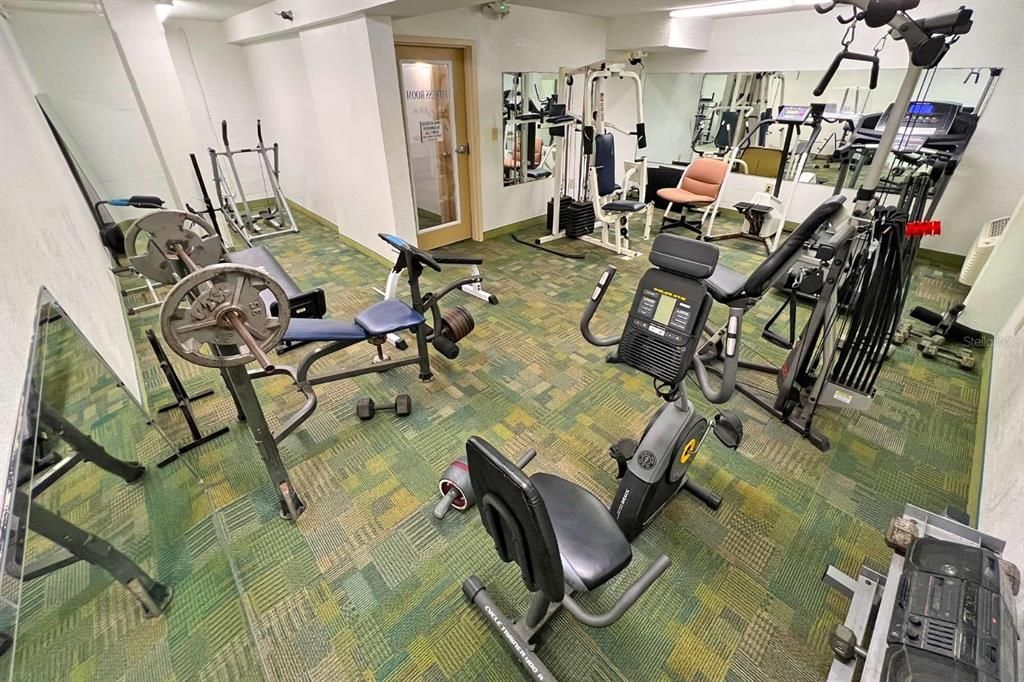 common amenities work out area