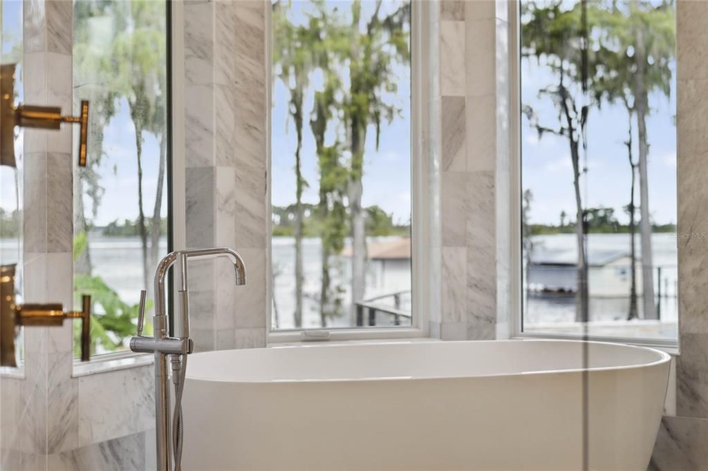 Bay Window Overlooking Lake