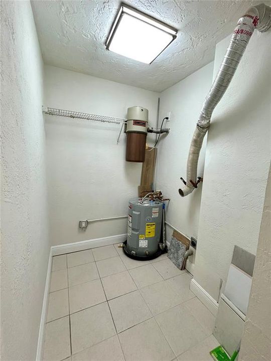 Laundry Room w/ 2nd Water Heater