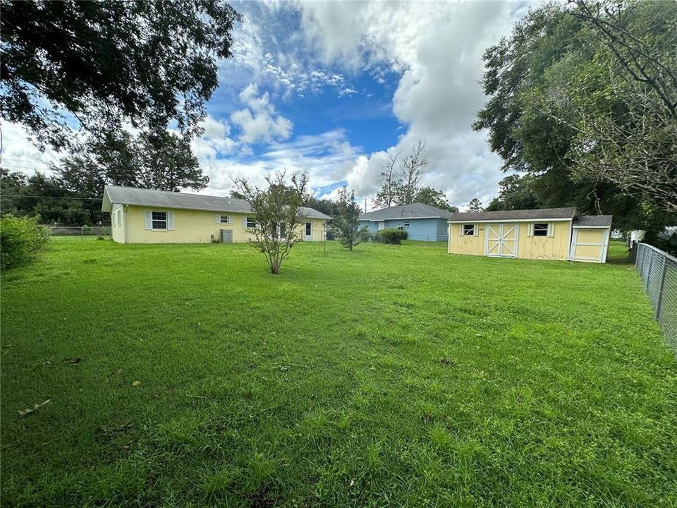 Rear of Home and Shed